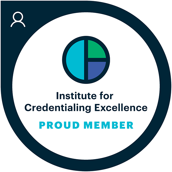 Institute for Credentialing Excellence Badge